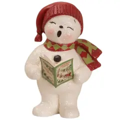 Christmas Caroling Snowman 4.75"