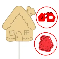 GingerBread House ChristmasCake Pop