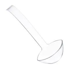 Clear Disposable Plastic Large Serving Ladles (48 Ladles)