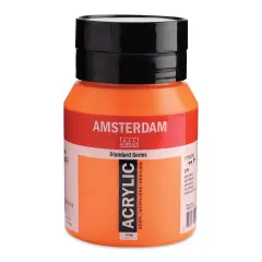 Amsterdam Standard Series Acrylic - Azo Orange, 500 ml bottle