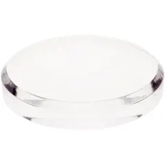 Plymor Clear Acrylic Beveled Round Display Base, 6" W x 6" D x 1" H