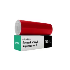 Cricut Joy Smart Vinyl - Permanent, Red, 5.5 in x 10 ft (1)