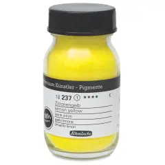 Schmincke Pigment - Lemon Yellow, 100 ml Jar