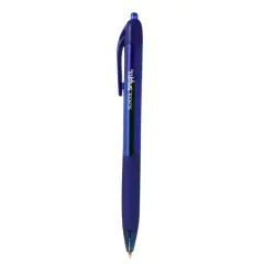 School Smart Retractable Hybrid Gel and Ink Pens, Blue, Pack of 48