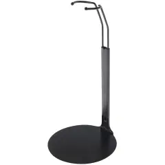 Plymor DSP-5125B Black Adjustable Doll Stand, fits 10, 11, and 12 inch Slim Waist Dolls, Waist is 1.125" - 1.5" wide, 3.25" - 4" around