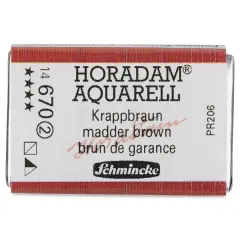 Schmincke Horadam Aquarell Watercolor - Madder Brown, Full Pan