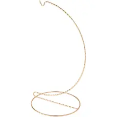 Bard's Twisted Gold-toned Ornament Stand, 11" H x 5.125" W x 5.125" D