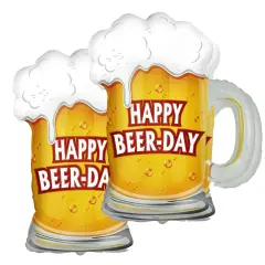 LA Balloons&reg; Happy Beer-Day Balloon 27 Inch