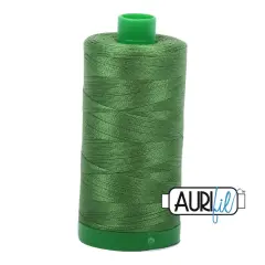 Dark Grass Green (5018) | 40wt Large Spool (1000M / 1094Y) | Aurifil Thread