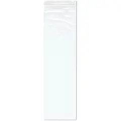Plymor 6" x 20" (Pack of 100), 2 Mil Zipper Reclosable Plastic Bags