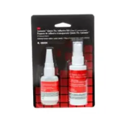 3M&trade; Quick Fix Adhesive 08224, Kit 0.7 oz adhesive/2.0 oz accelerator Bottles