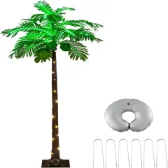 6ft Hawaiian Artificial Palm Tree with LED Lighting