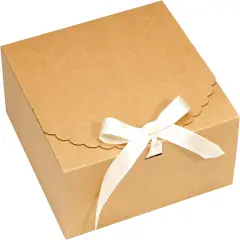 14 Pack Brown Gift Boxes with Lids for Presents Cardboard Kraft Gift Boxes Bulk