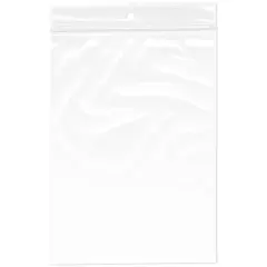 Plymor 5" x 7", 2 Mil with Hang-Hole Zipper Reclosable Plastic Bags