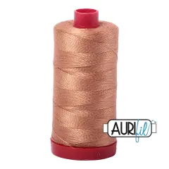 Light Chestnut (2330) | 12wt Large Spool (325M / 356Y) | Aurifil Thread