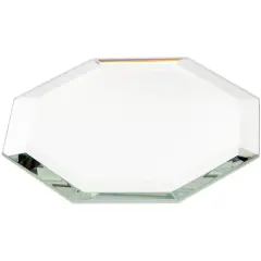 Plymor 2.5" Octagon, 3mm Thick Beveled Glass Mirror