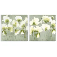 Stupell Industries Charming White Blooms 2pc Wall Plaque Set Design by Vanessa Austin