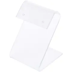 Plymor Frosted Acrylic Earring Display with Curved Top, 1.625" W x 2.375" H