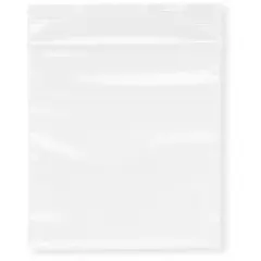 Plymor 3" x 3", White 2 Mil Zipper Reclosable Plastic Bags