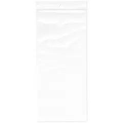 Plymor 4" x 9", 2 Mil with Hang-Hole Zipper Reclosable Plastic Bags