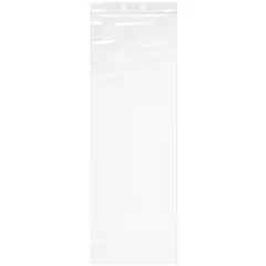 Plymor 6" x 18", 4 Mil Heavy Duty Zipper Reclosable Plastic Bags