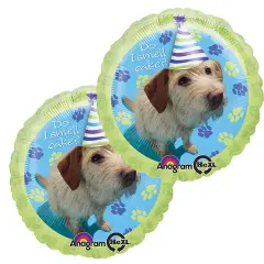 Party Pups Birthday Foil Balloon Round 18" Puppy Theme