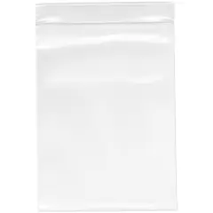 Plymor 6" x 8", 6 Mil Industrial Duty Zipper Reclosable Plastic Bags