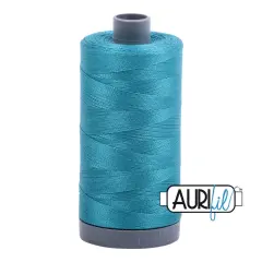 Dark Turquoise (4182) | 28wt Large Spool (750M / 820Y) | Aurifil Thread