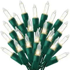 21FT White Christmas String Lights - 100 Count