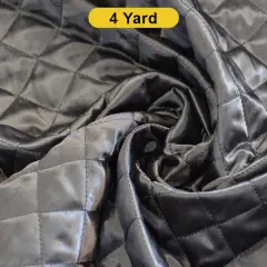 Quilted Satin Batting Fabric 60" Wide Soft & Silky Satin for Jacket Liners