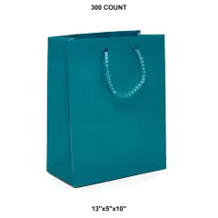 Spacious Matte Euro Tote 13" x 5" x 10"