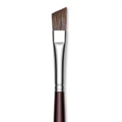 Da Vinci Grigio Synthetic Brush - Slant, Long Handle, Size 12