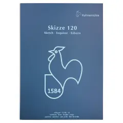 Hahnem&uuml;hle Skizze Gluebound Sketch Pad - 11.69" x 16.53", 50 Sheets, 120 gsm