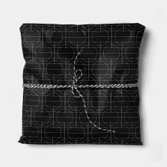 Black Geowire Gift Wrap V