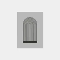 Geo Arch Note Cards IX