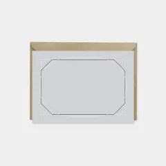 Geowire Black Border Note Cards