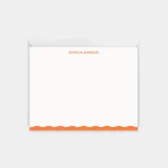 Wavy Edge Note Card XVI