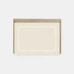 Sawtooth Border Note Cards V