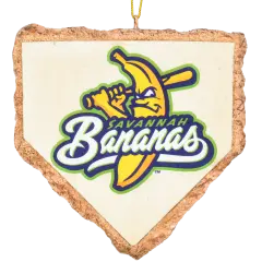 Tree Buddees x Savannah Bananas Home Plate Official Banana Ball Ornament - Limited Edition
