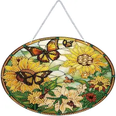 5D Sunflower Butterfly Diamond Painting Kits