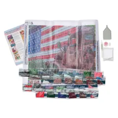 Leisure Arts Diamond Painting Kit - Patriotic Truck