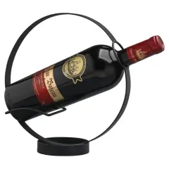 Metal Wine Stand Black