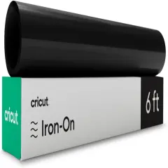 Everyday Iron-On, Black - 6ft (3-Pack of 2ft Rolls) - Heat Transfer Vinyl, Compatible