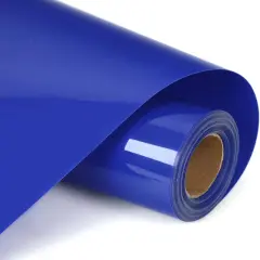Royal Blue HTV Iron on Vinyl 12Inch by 10ft Roll Heat Transfer Vinyl