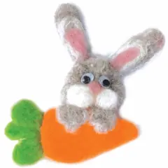 Felting kit Fan of carrot