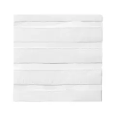 Durable White with Silver Stripes Paper Beverage/Cocktail Napkins (600 Napkins)