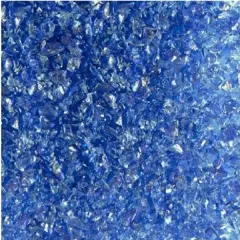 Oceanside Fusible Glass Frit Medium Light Blue 96 COE - 8.5oz Jar (132)