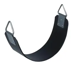 S&S Worldwide Steel Reinforced Replacement Rubber Swing Seat. Molded Rubber Seat is 24" L x 6" Wide and Has an Encapsulated Flexible Metal Plate Inside for Added Durability and to Prevent Vandalism.