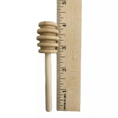 Kitcheniva 4" Wood Honey Dippers Miniature Honey Dipper Party Favor Crafts