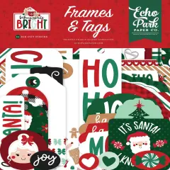 Echo Park Ephemera-Frames & Tags, Baking Spirits Bright